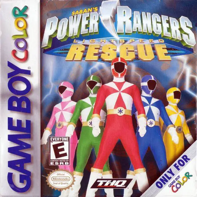 Capa de Saban's Power Rangers: Lightspeed Rescue