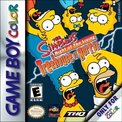 Capa de Simpsons: Night of the Living Treehouse of Horror