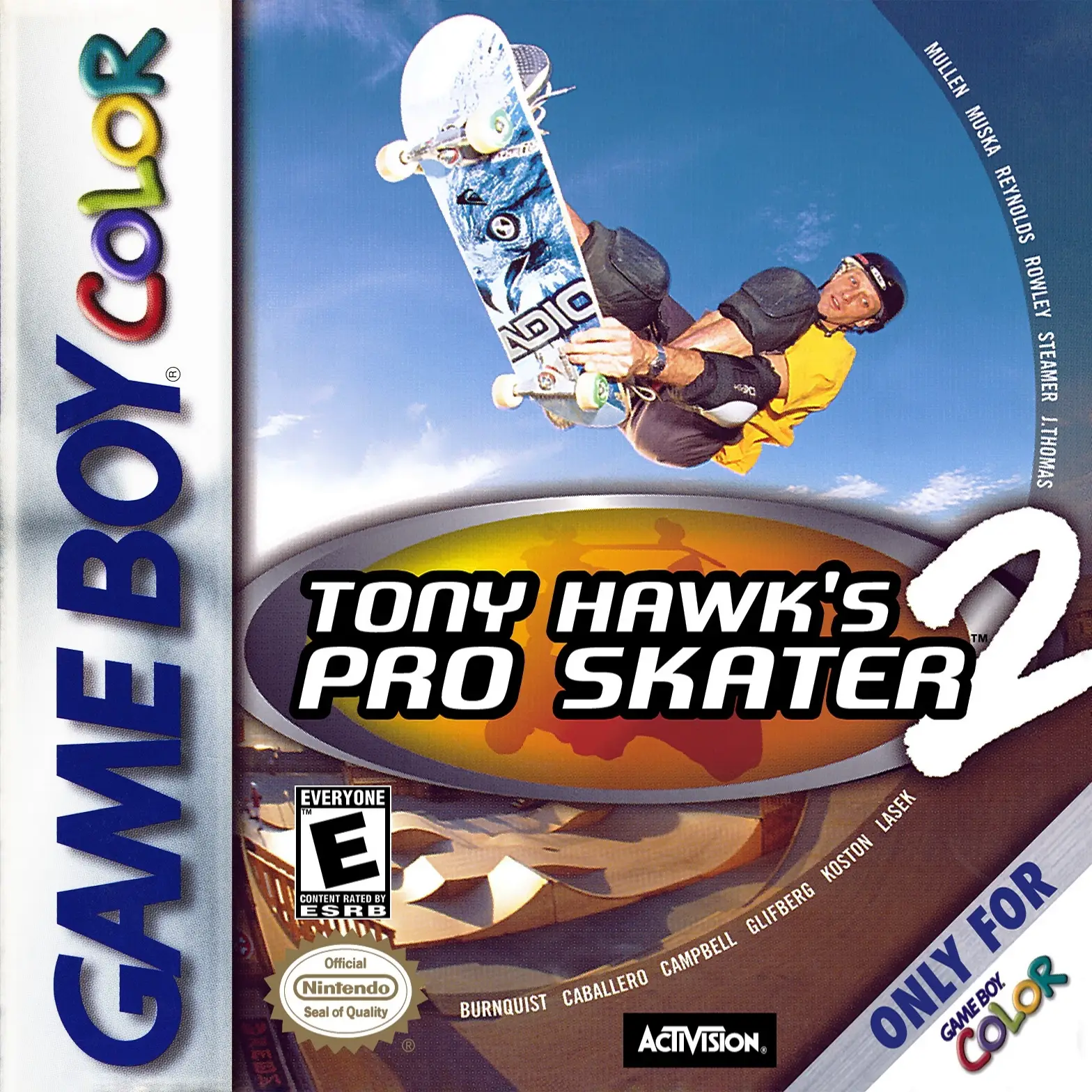 Capa de Tony Hawk's Pro Skater 2