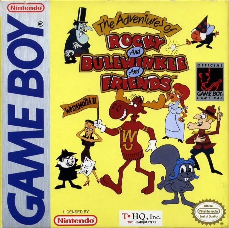 Capa de Adventures of Rocky and Bullwinkle and Friends