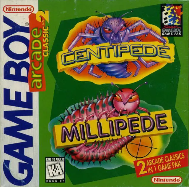 Capa de Arcade Classic No. 2: Centipede / Millipede