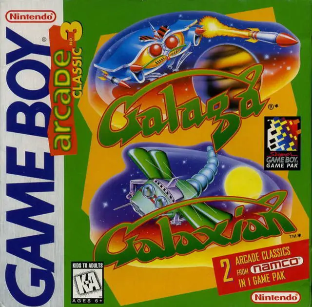 Capa de Arcade Classic No. 3: Galaga / Galaxian