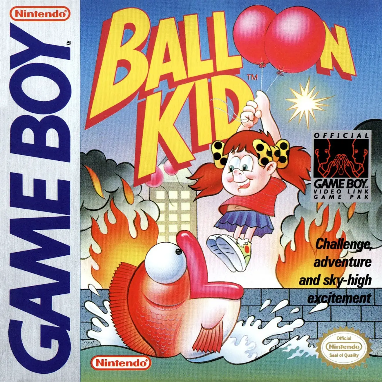 Capa de Balloon Kid