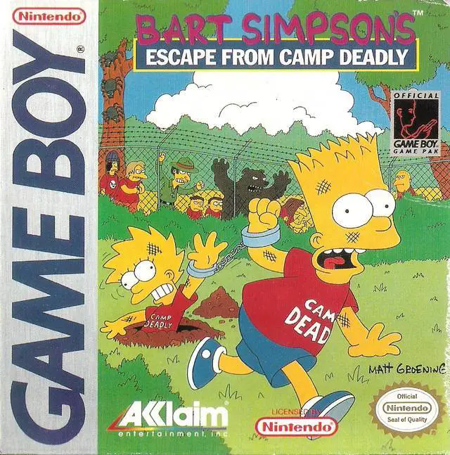 Capa de Bart Simpson's Escape from Camp Deadly