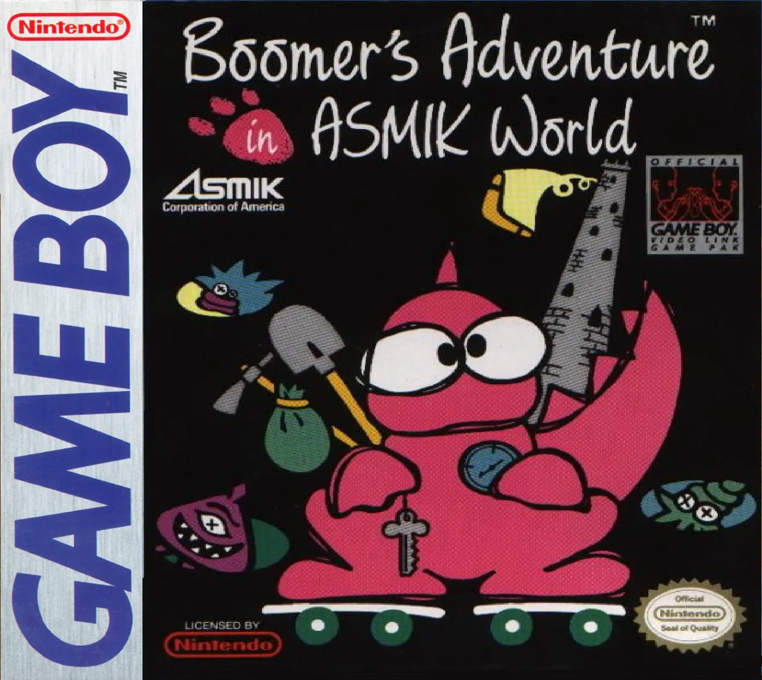 Capa de Boomer's Adventure in ASMIK World