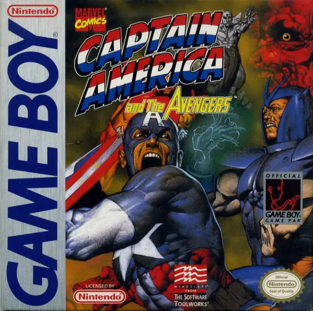 Capa de Captain America and the Avengers