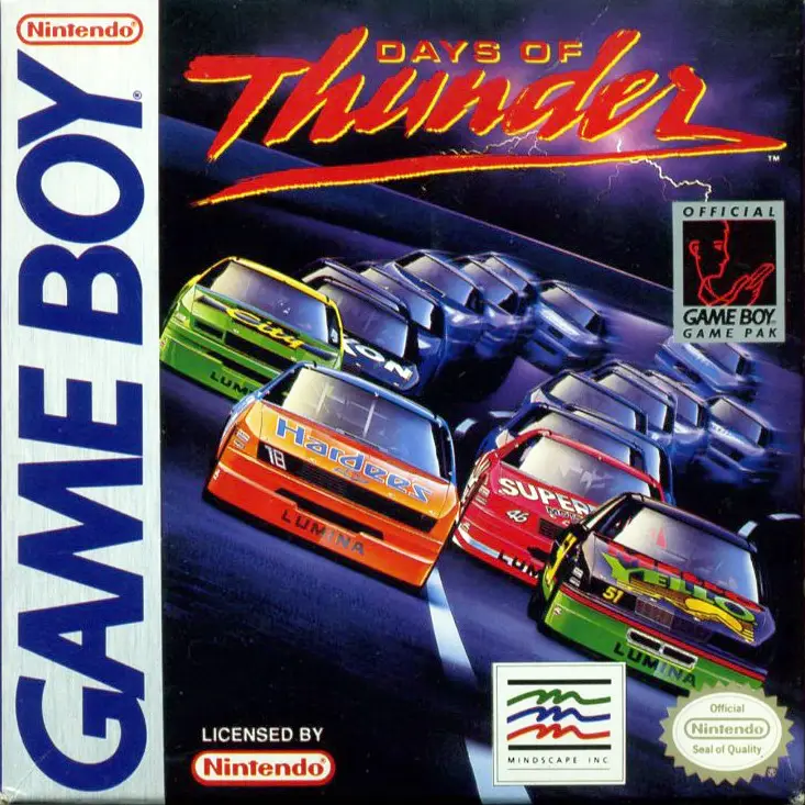 Capa de Days of Thunder