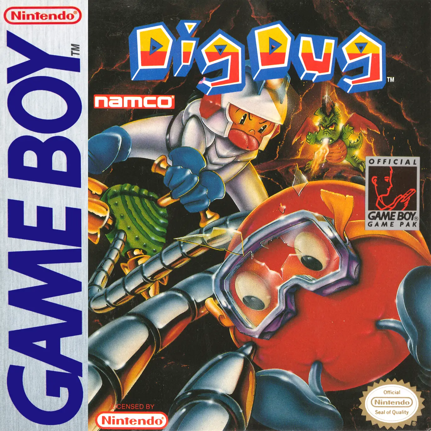 Capa de Dig Dug