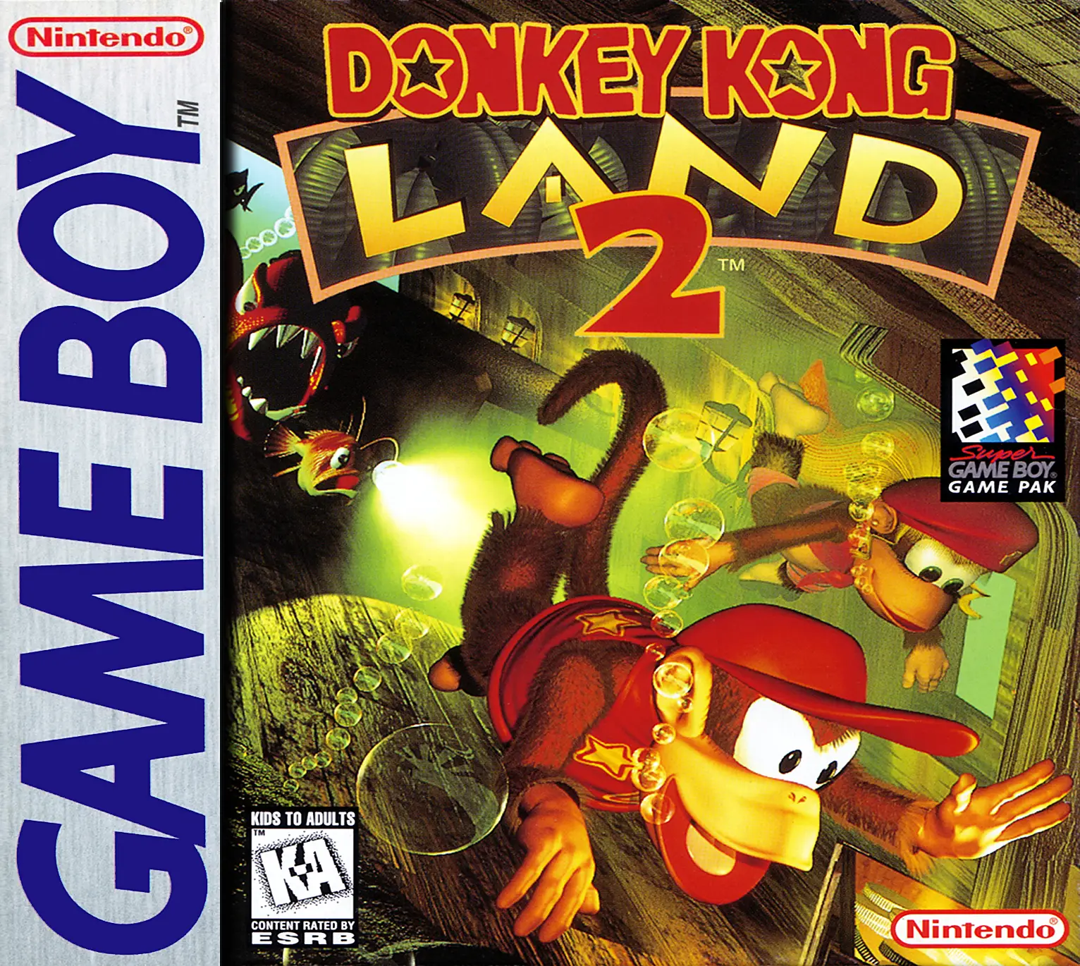 Capa de Donkey Kong Land 2