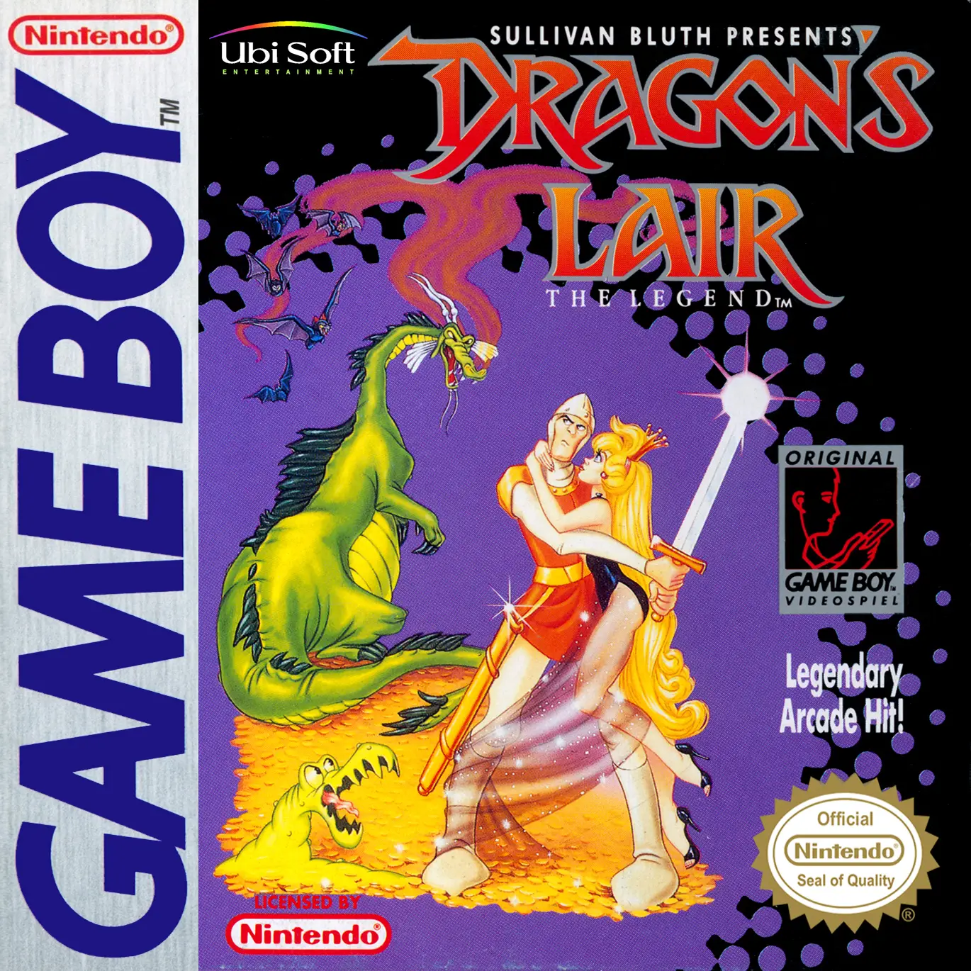 Capa de Dragon's Lair: The Legend