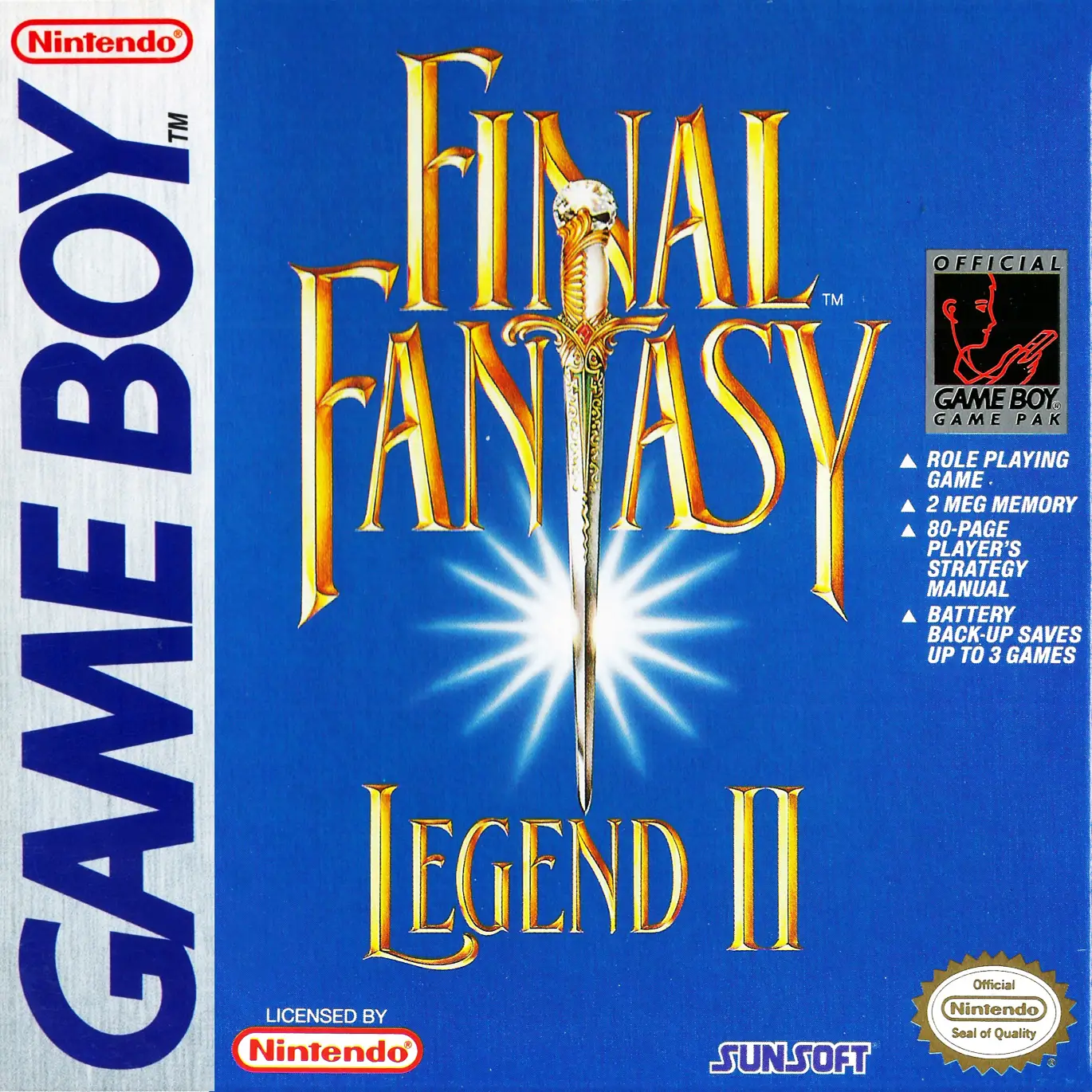 Capa de Final Fantasy Legend II