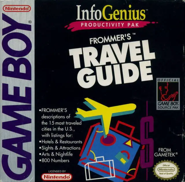 Capa de InfoGenius Productivity Pak: Frommer's Travel Guide