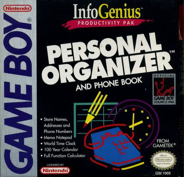 Capa de InfoGenius Productivity Pak: Personal Organizer and Phone Book