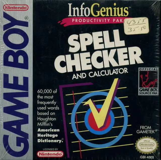 Capa de InfoGenius Productivity Pak: Spell Checker and Calculator