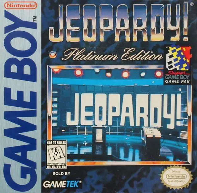 Capa de Jeopardy! Platinum Edition