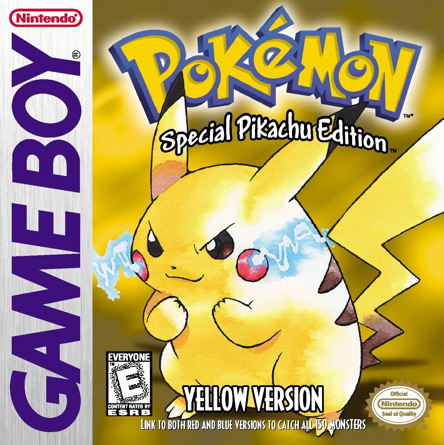 Capa de Pokémon Yellow Version: Special Pikachu Edition