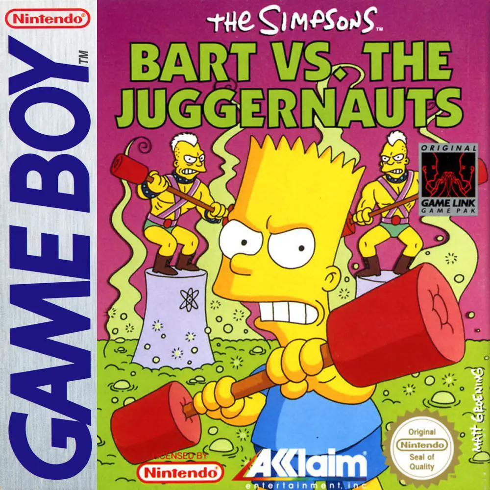 Capa de Simpsons: Bart vs. the Juggernauts