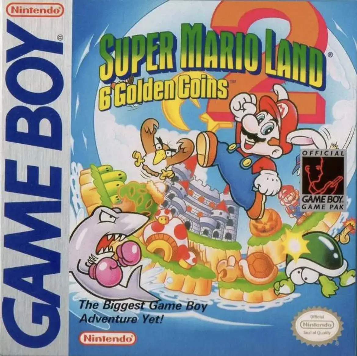Capa de Super Mario Land 2: 6 Golden Coins