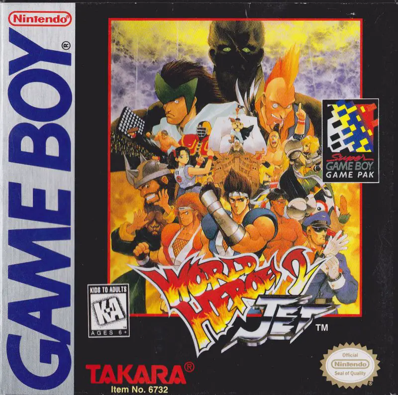 Capa de World Heroes 2 Jet
