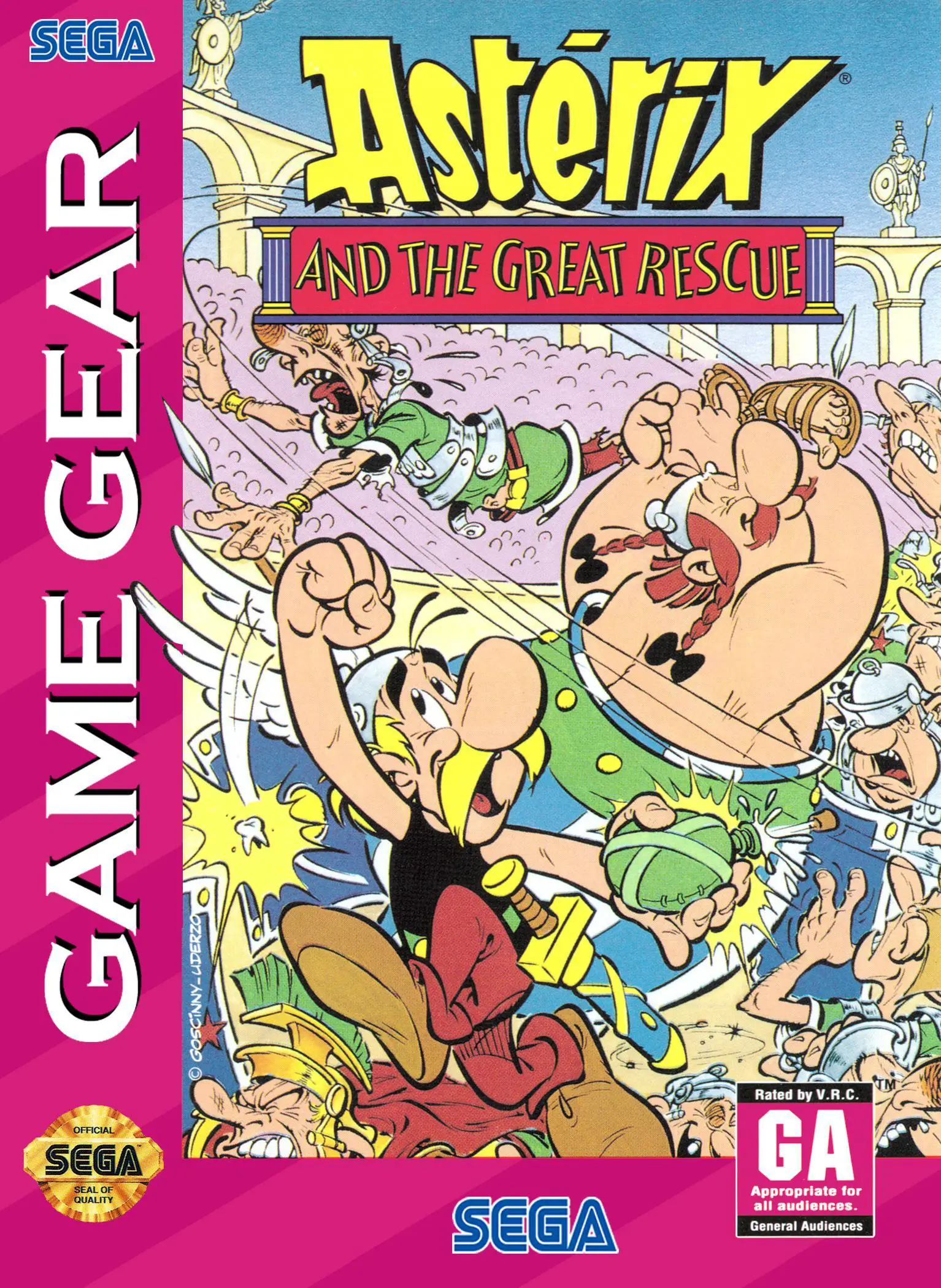 Capa de Asterix and the Great Rescue