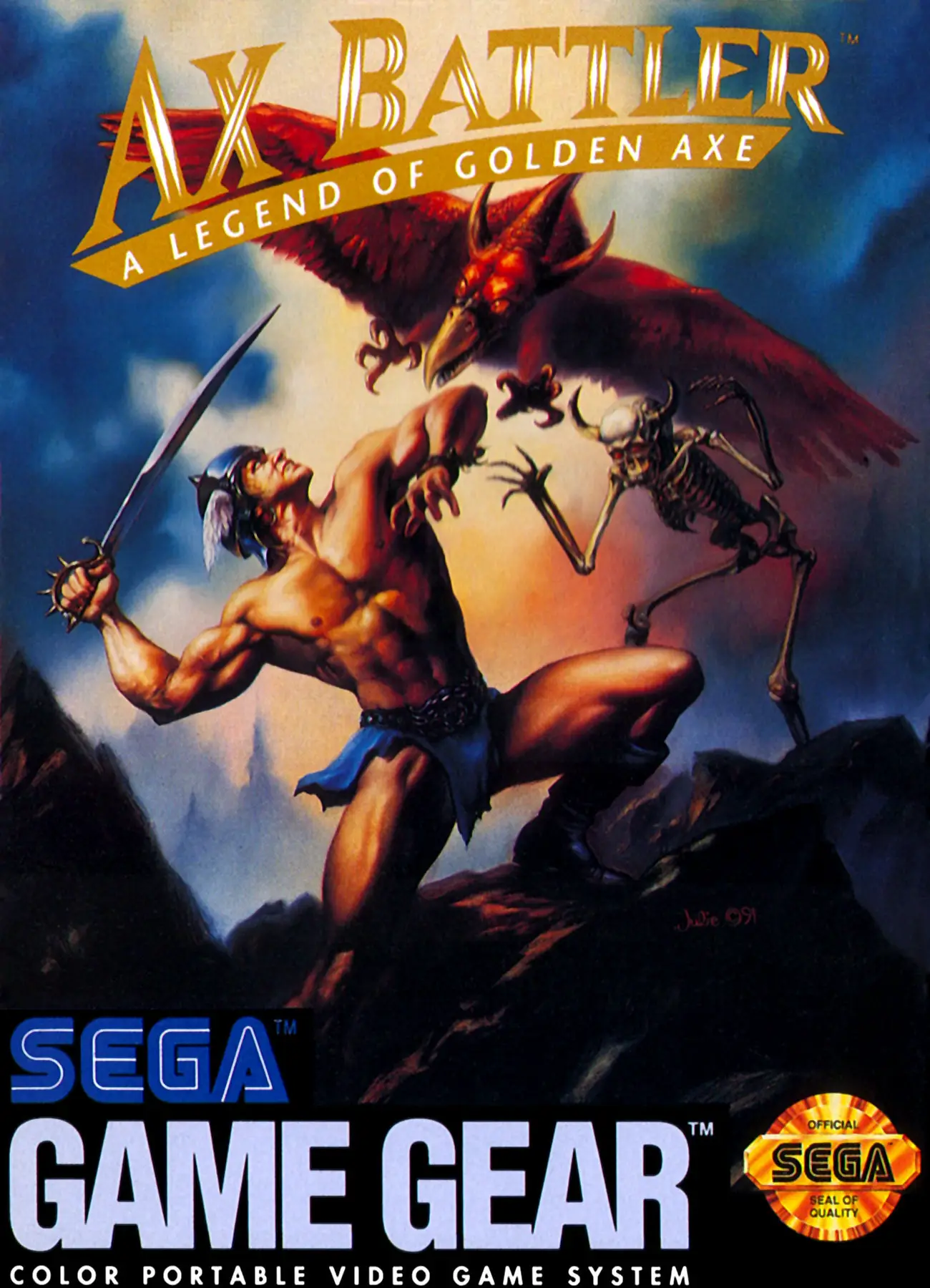 Capa de Ax Battler: A Legend of Golden Axe