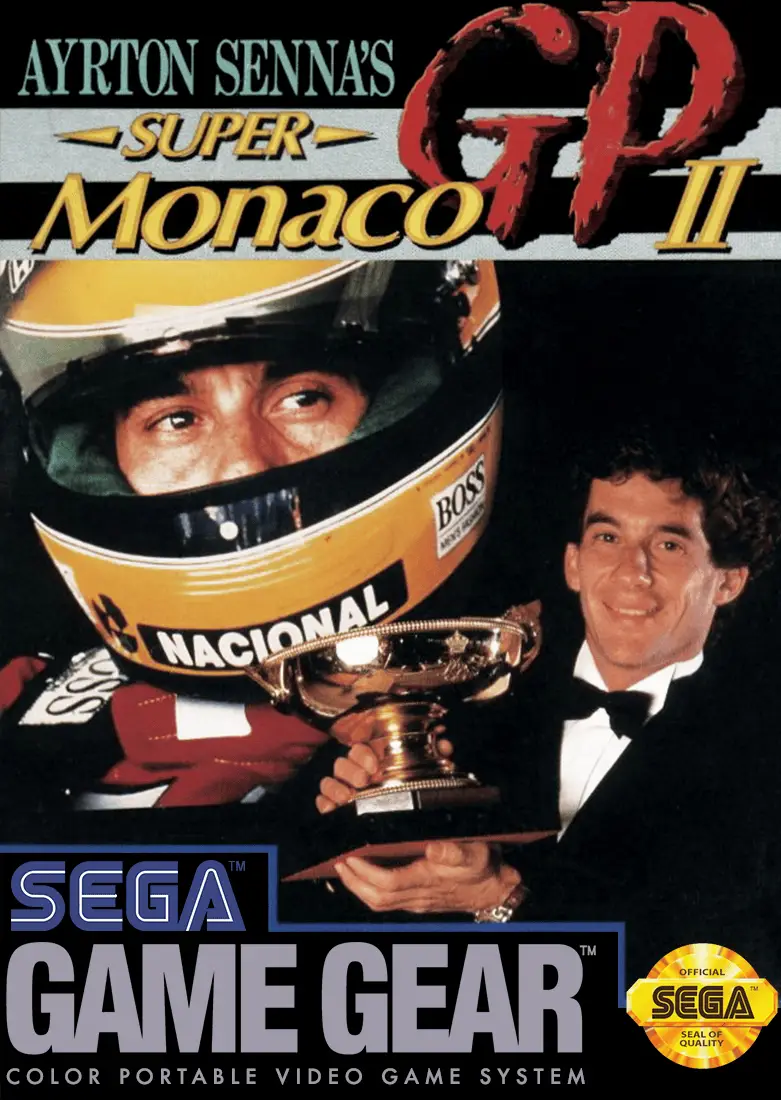Capa de Ayrton Senna's Super Monaco GP II