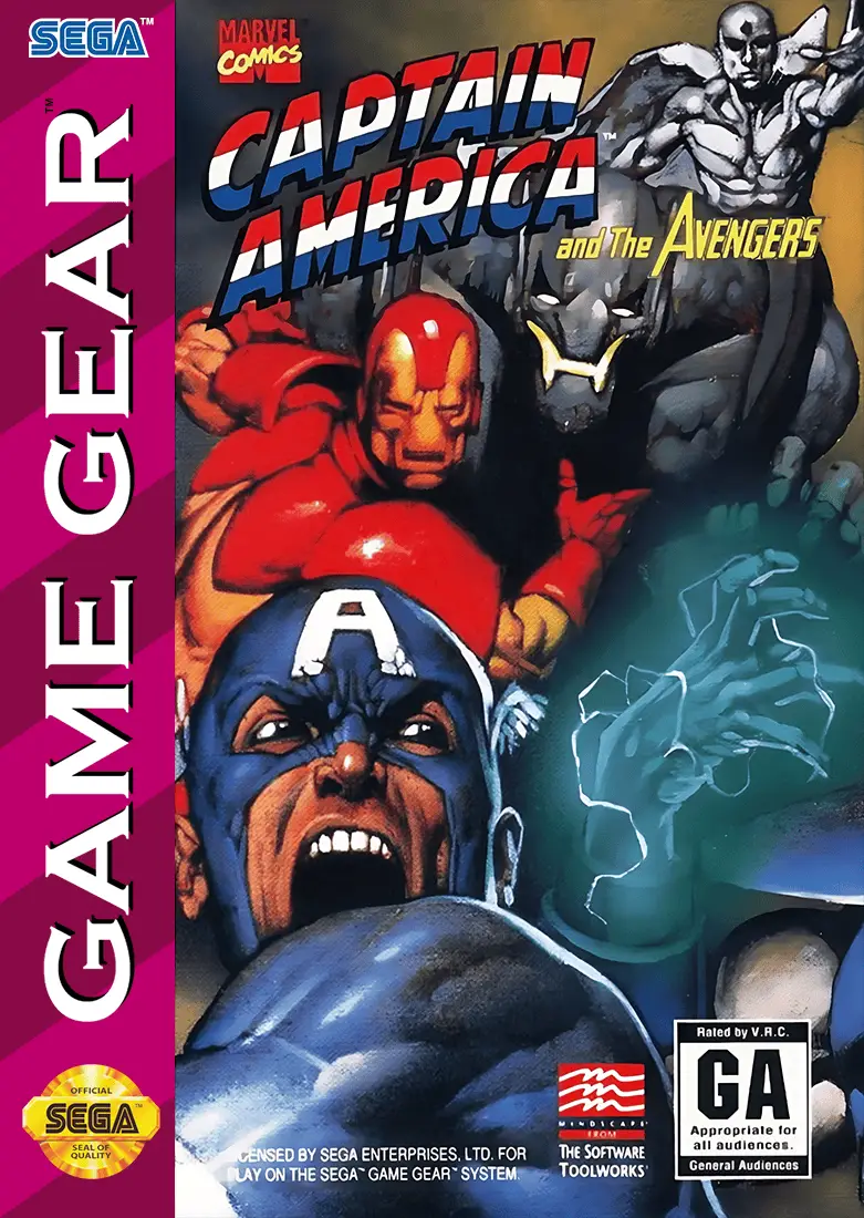 Capa de Captain America and the Avengers