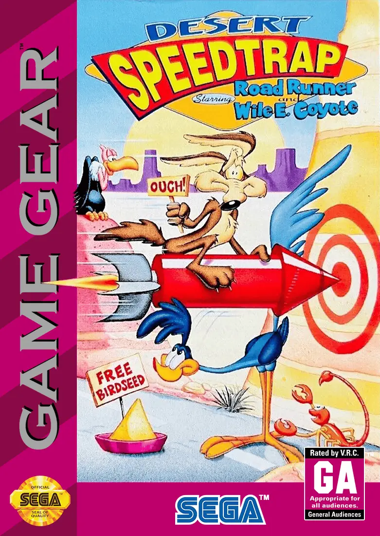 Capa de Desert Speedtrap: Starring Road Runner and Wile E. Coyote