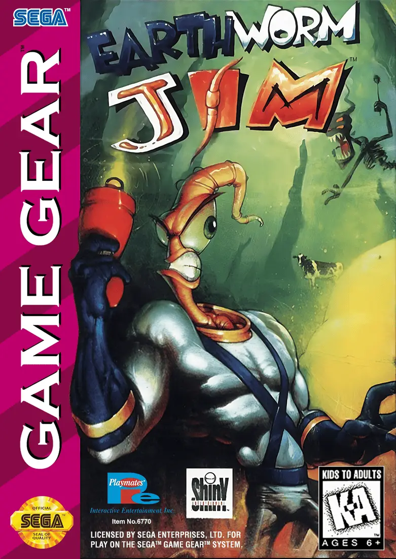 Capa de Earthworm Jim