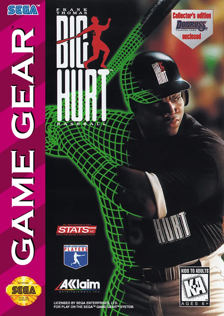 Capa de Frank Thomas Big Hurt Baseball