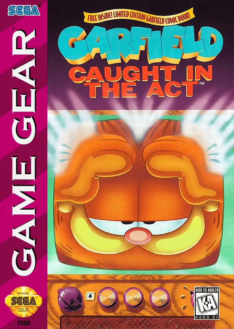 Capa de Garfield: Caught in the Act