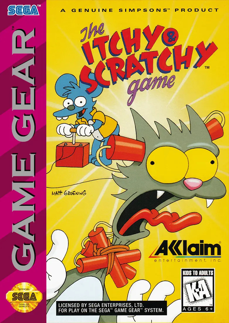 Capa de Itchy & Scratchy Game