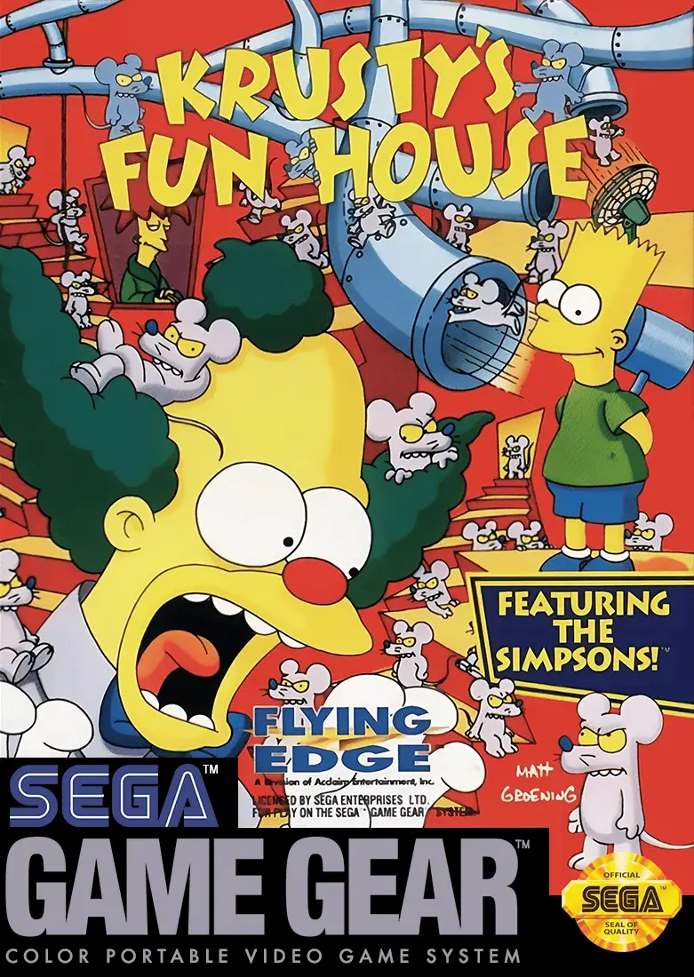 Capa de Krusty's Fun House
