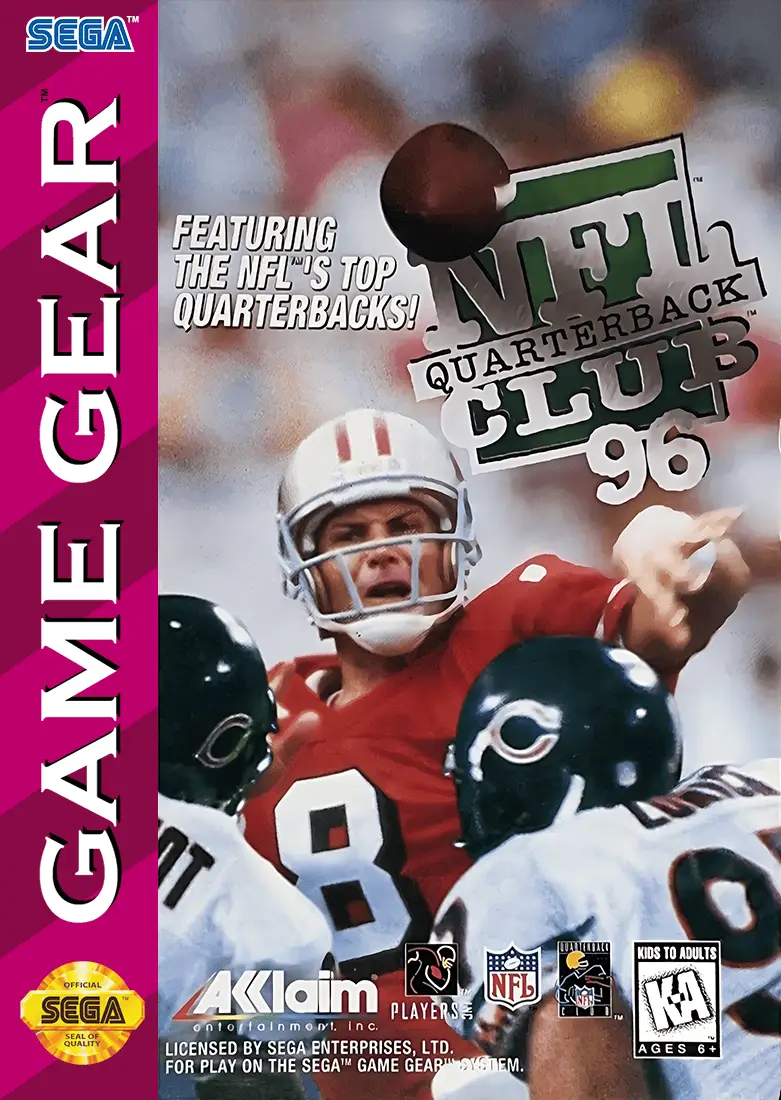 Capa de NFL Quarterback Club '96