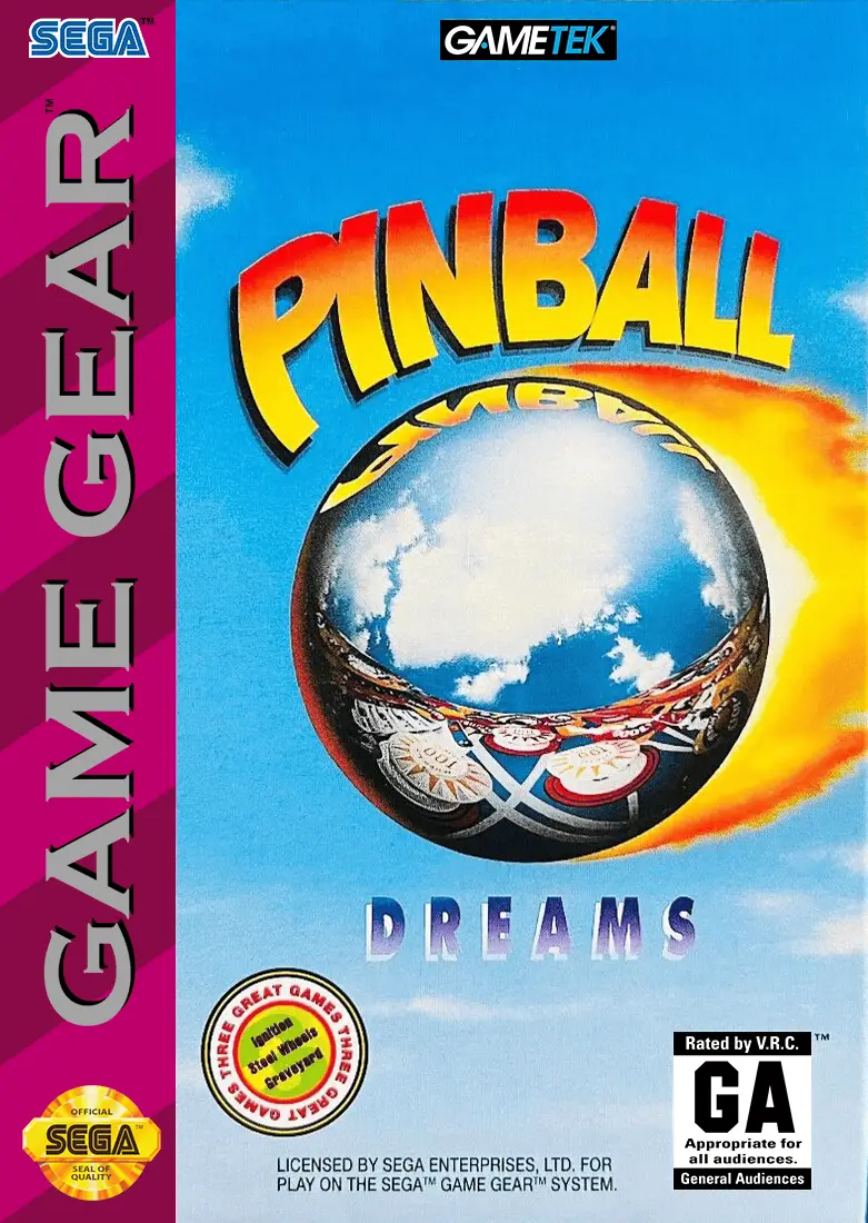 Capa de Pinball Dreams