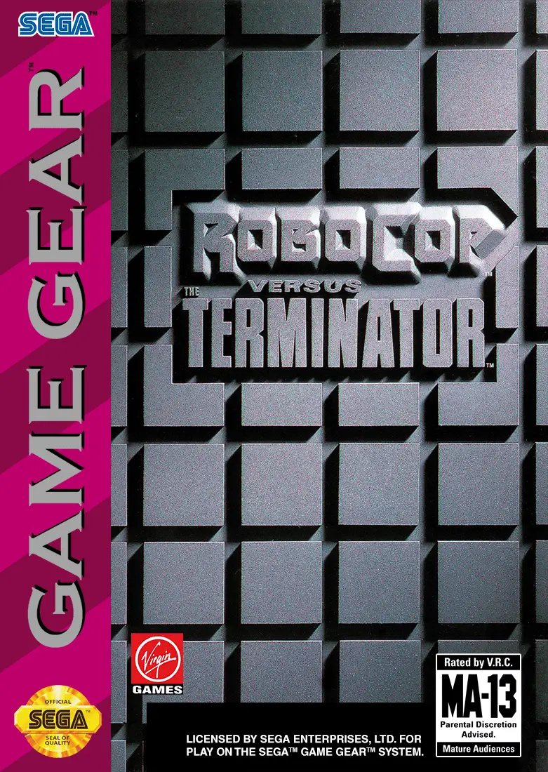 Capa de Robocop versus The Terminator