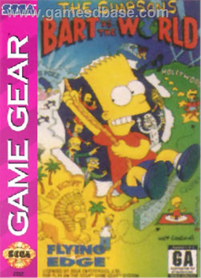Capa de Simpsons: Bart vs. the World
