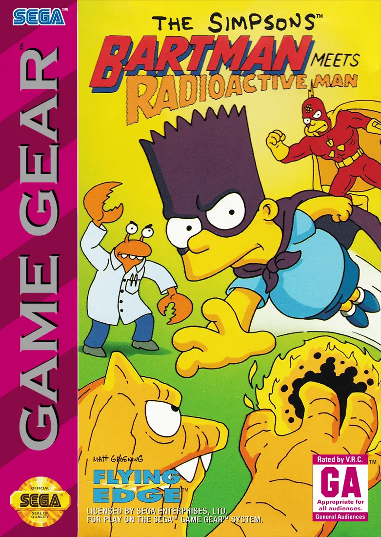 Capa de Simpsons: Bartman Meets Radioactive Man