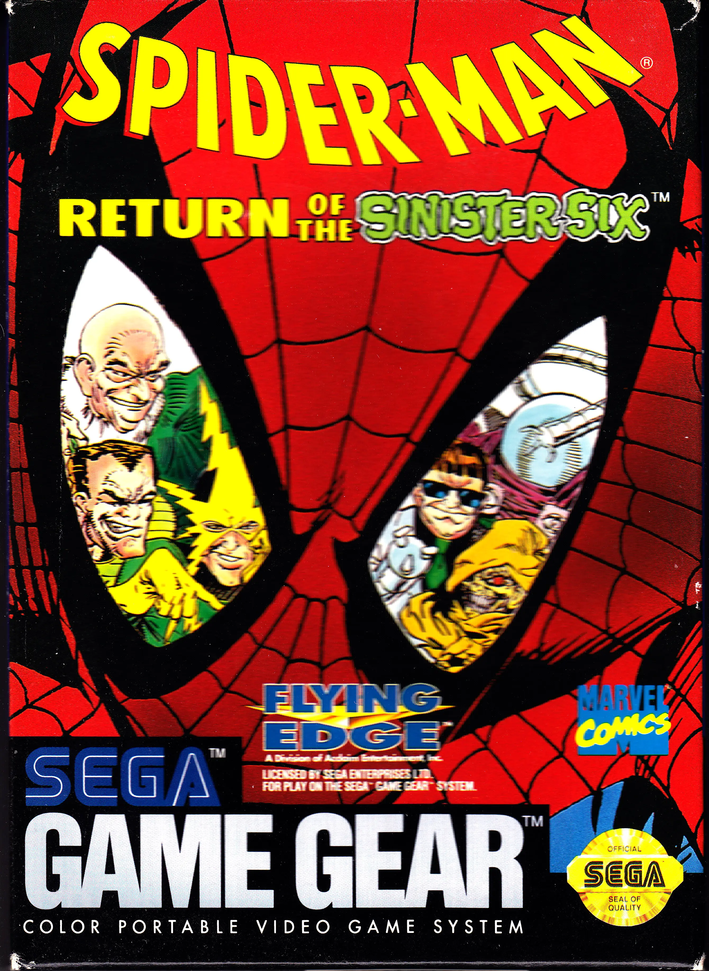 Capa de Spider-Man: Return of the Sinister Six