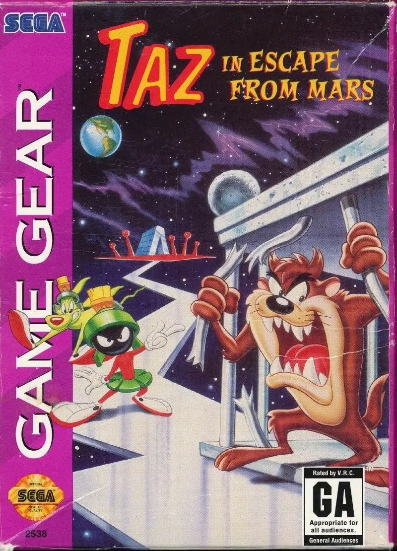 Capa de Taz in Escape from Mars