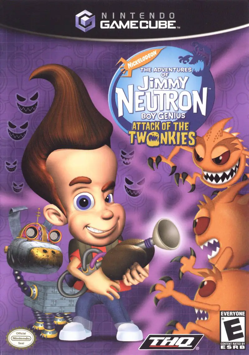 Capa de Adventures of Jimmy Neutron Boy Genius: Attack of the Twonkies