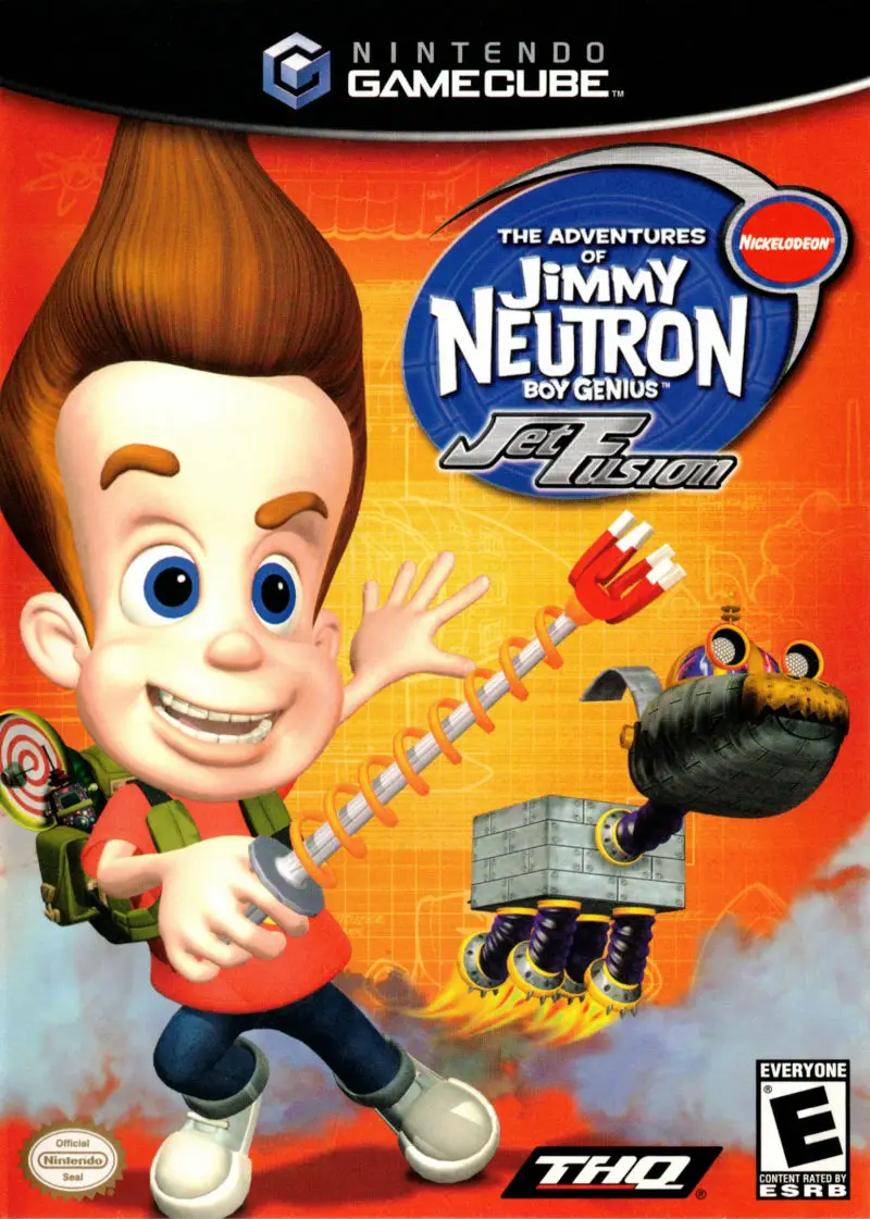 Capa de Adventures of Jimmy Neutron Boy Genius: Jet Fusion