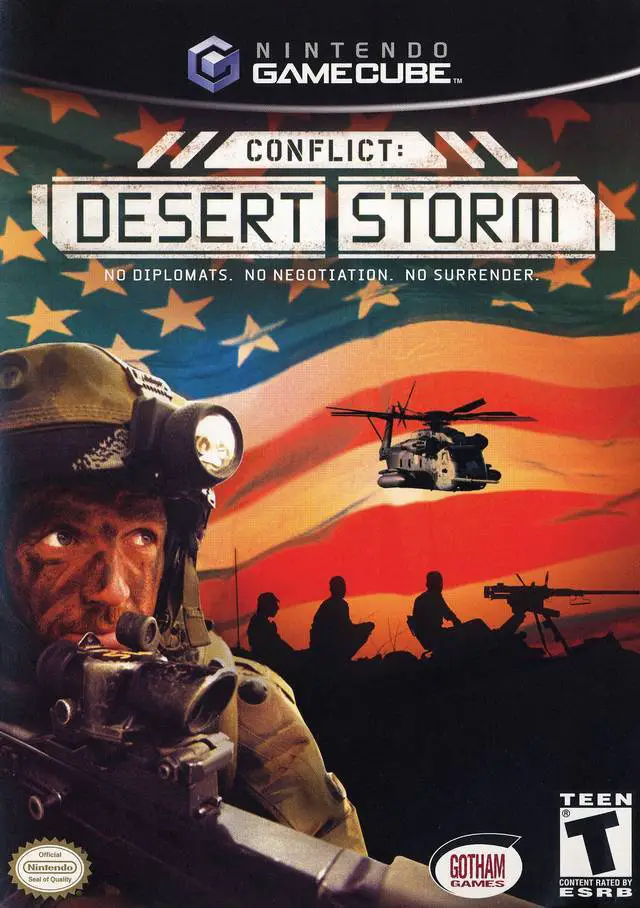 Capa de Conflict: Desert Storm