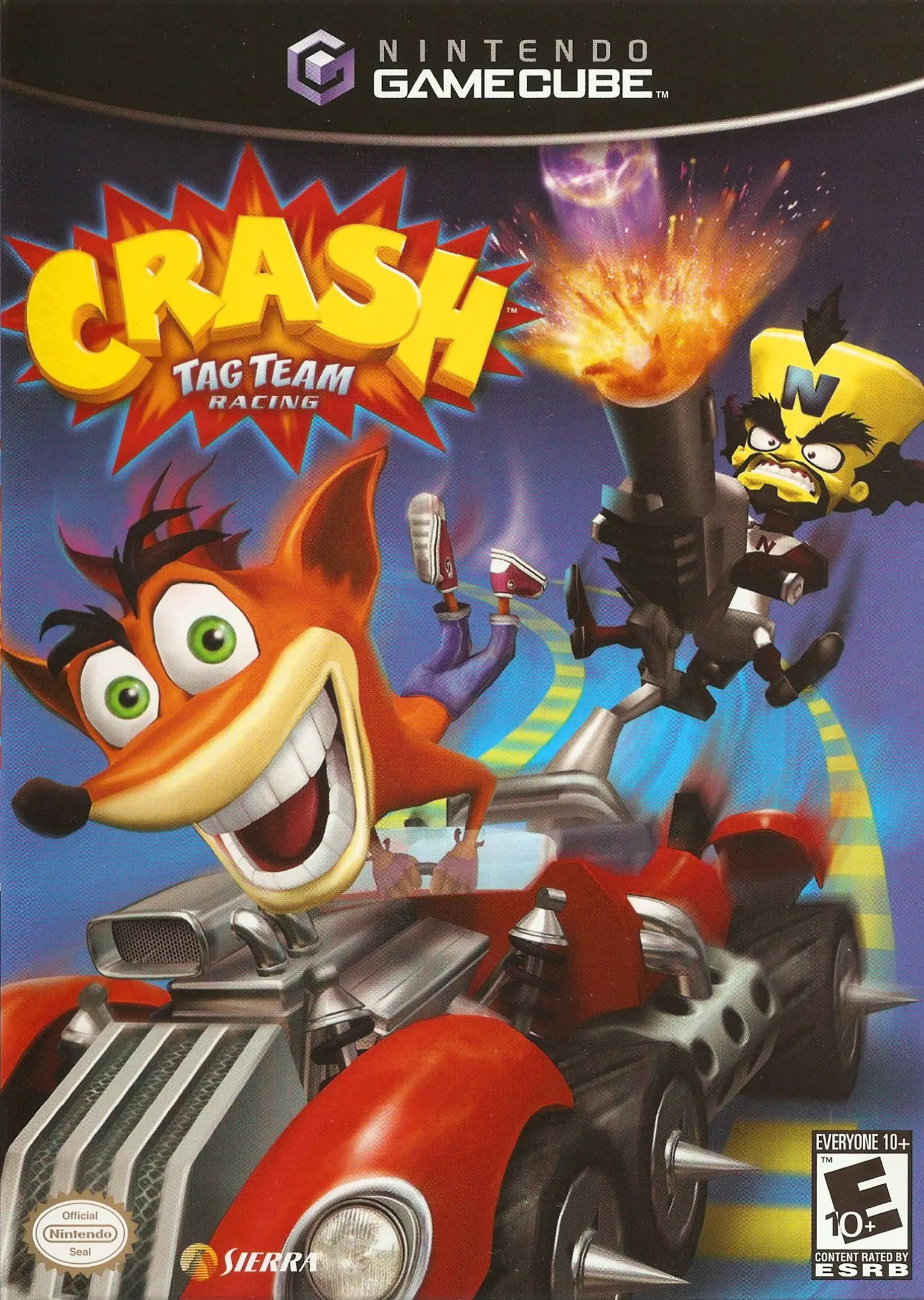 Capa de Crash Tag Team Racing