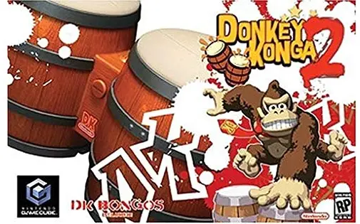 Capa de Donkey Konga 2 w/ Bongo