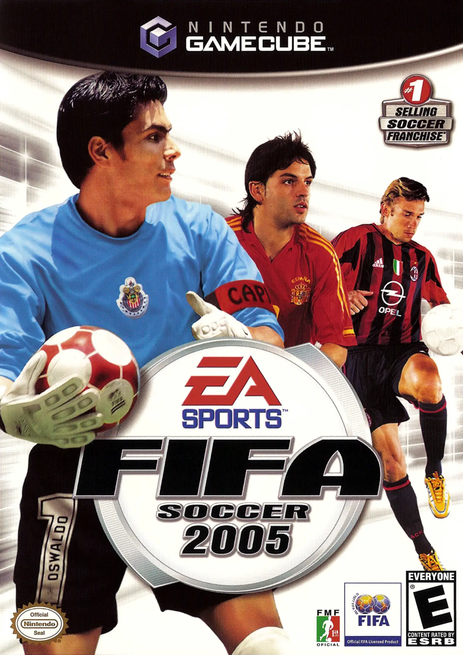 Capa de FIFA Soccer 2005