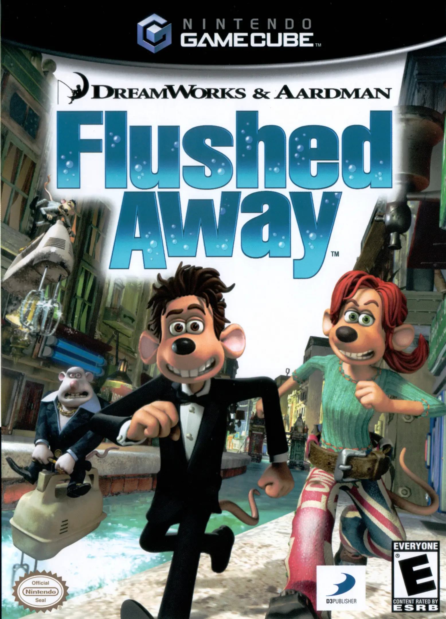 Capa de Flushed Away