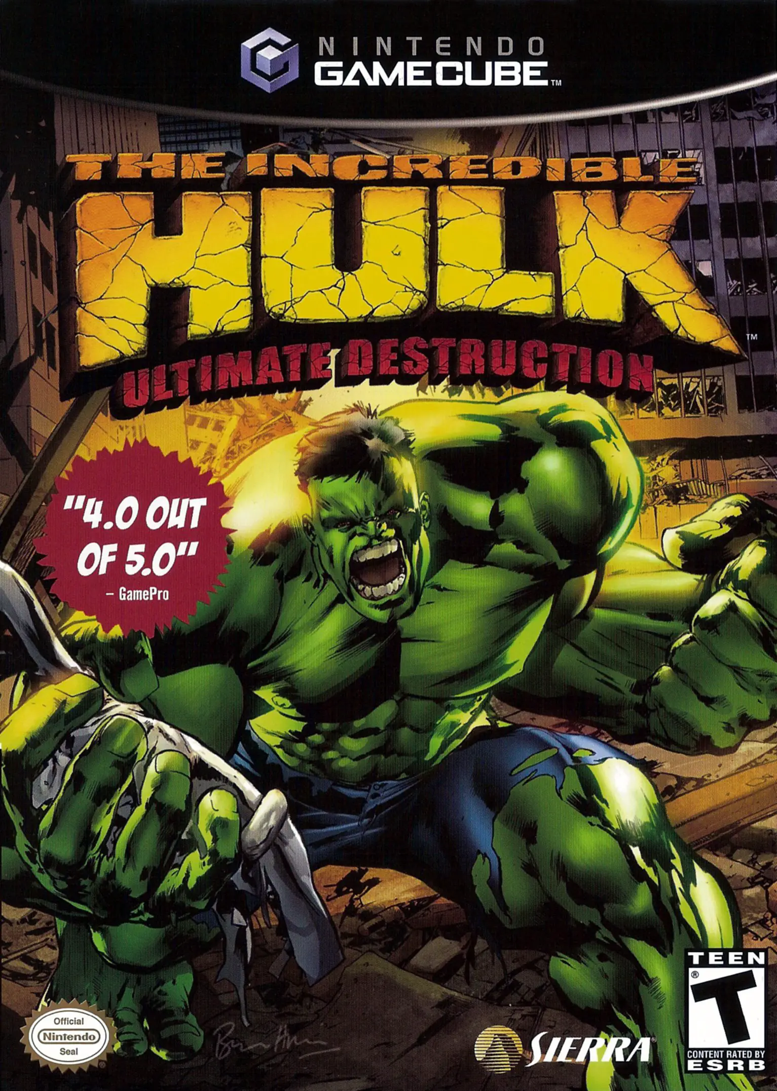 Capa de Incredible Hulk: Ultimate Destruction
