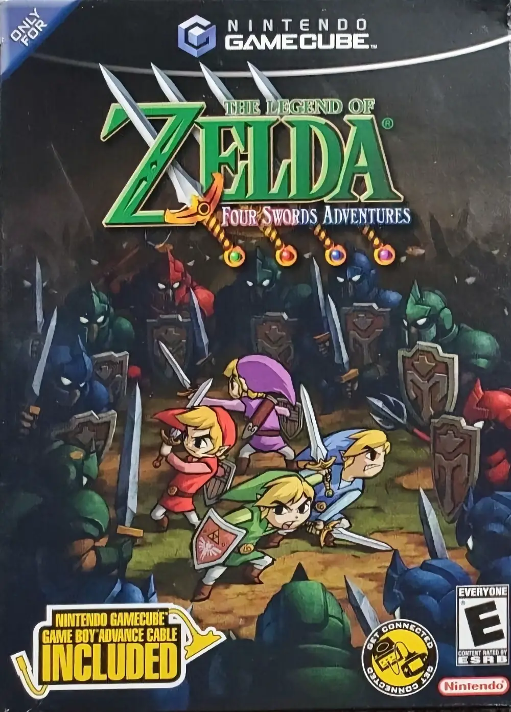 Capa de Legend of Zelda: Four Swords Adventures [Big Box]