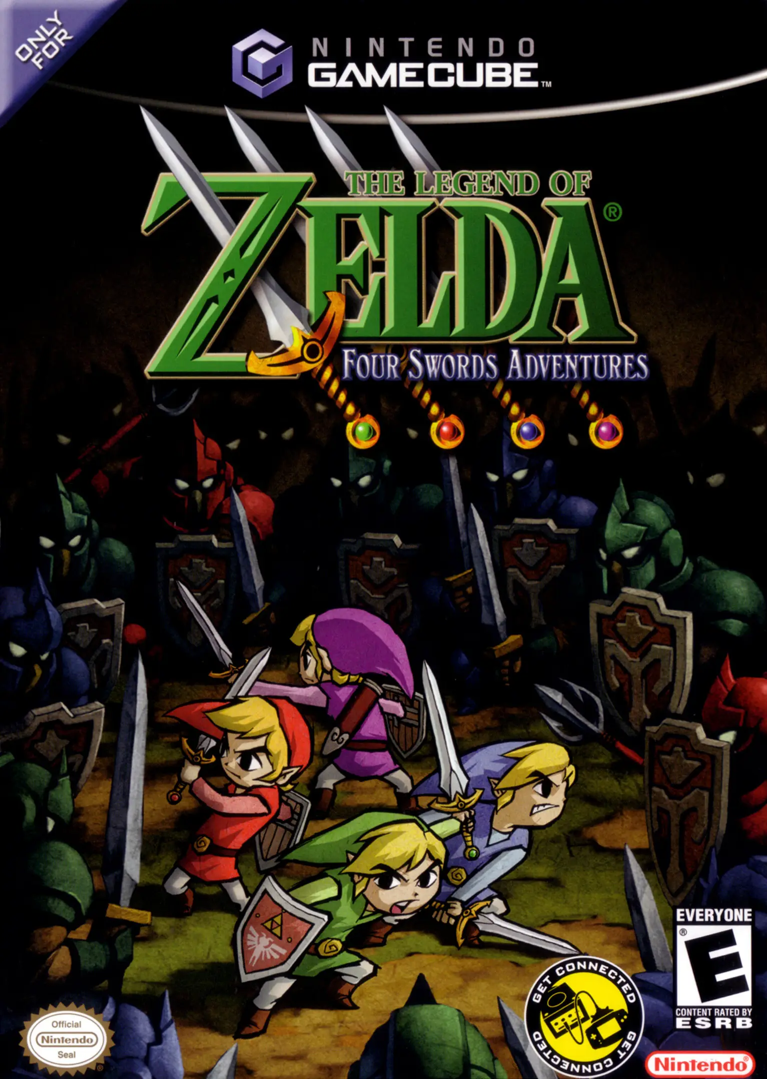 Capa de Legend of Zelda: Four Swords Adventures